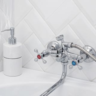 Смеситель для ванны с душем РМС SL71-140 хром